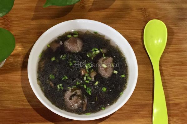 牛肉丸紫菜汤
