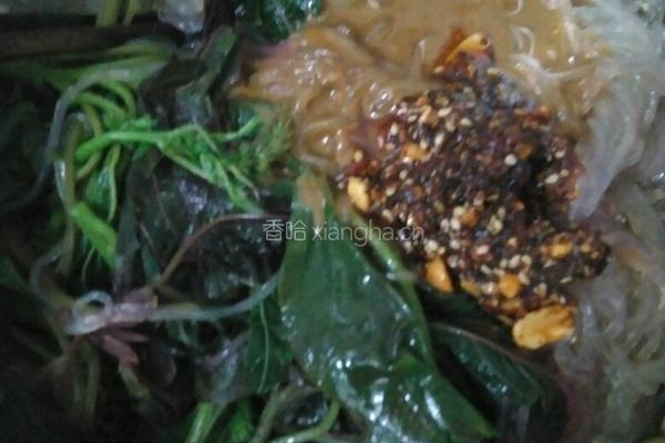 苋菜拌粉条的做法图解7