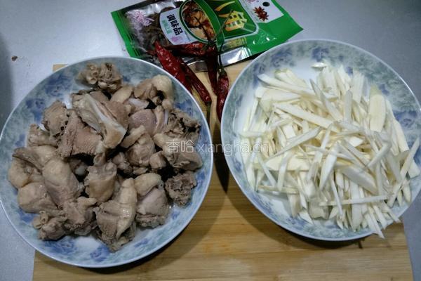 皎白炒鸭肉的做法图解1