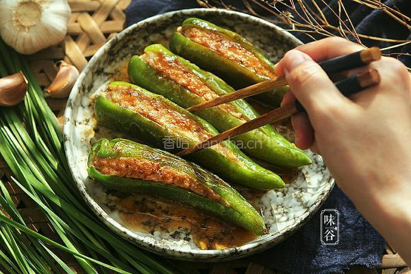 下饭的的滋味家常菜 釀尖椒的做法图解14
