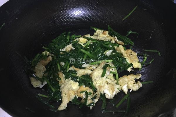 韭菜炒鸡蛋的做法图解7