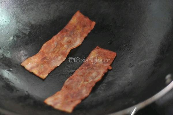 培根芝士土司卷的做法图解2