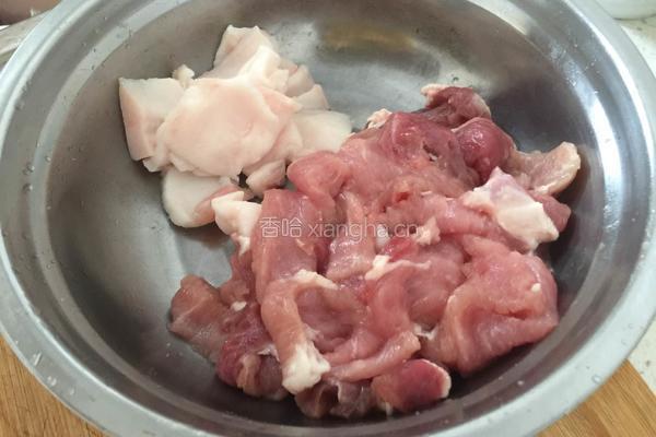 山药炒肉片的做法图解3