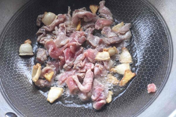 山药炒肉片的做法图解6