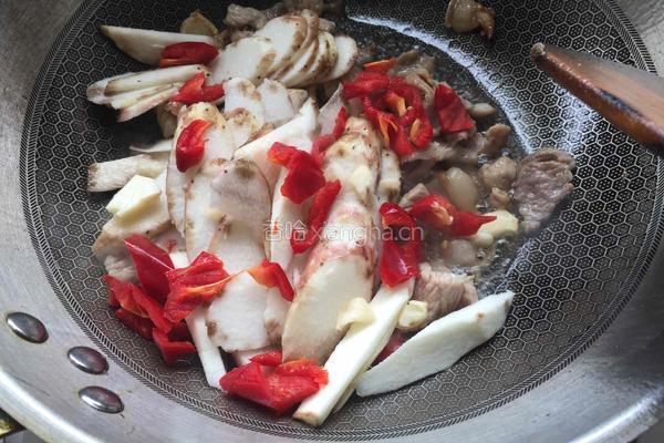 山药炒肉片的做法图解7