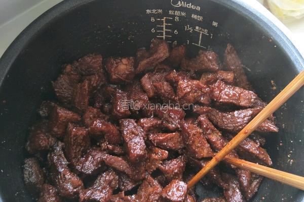 电饭锅做的牛肉干的做法图解7
