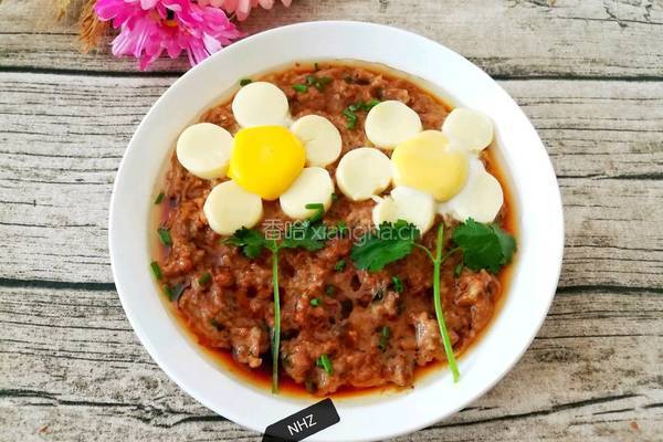 花朵肉炖蛋的做法图解6