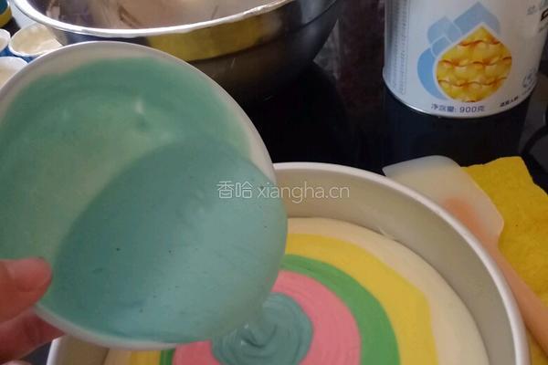 酸奶彩虹蛋糕的做法图解15