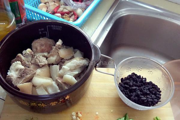 豆豉蒸排骨的做法图解3