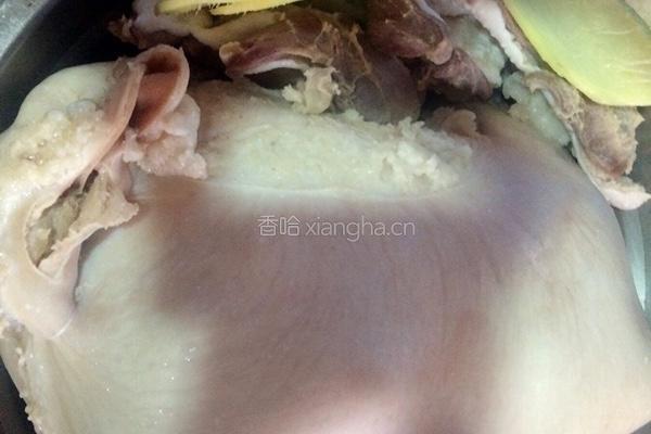 猪肚鸡的做法图解4