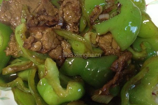 青椒炒肉的做法图解5