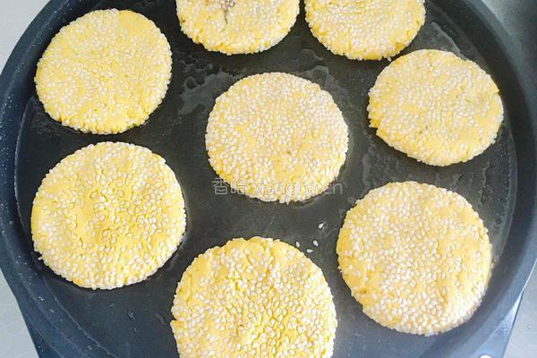 豆沙馅芝麻南瓜饼（电饼铛版）的做法图解16