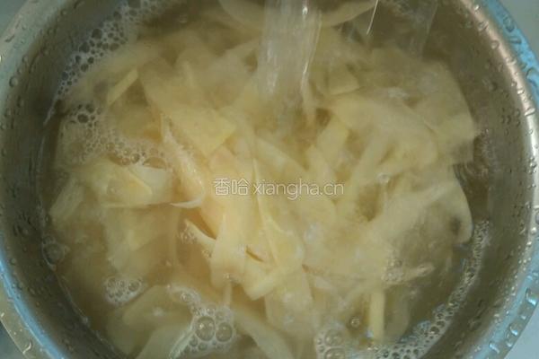 凉拌酸辣土豆片的做法图解3