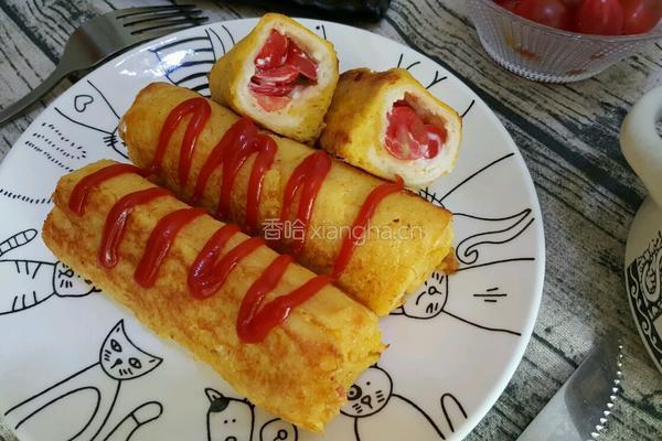 番茄土司卷的做法图解9