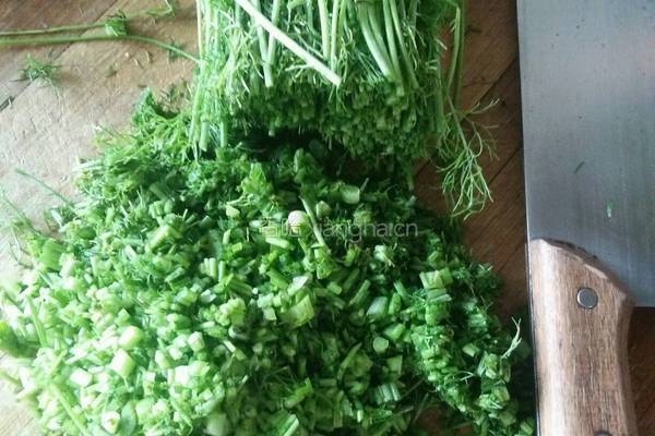 茴香肉菜饼的做法图解1