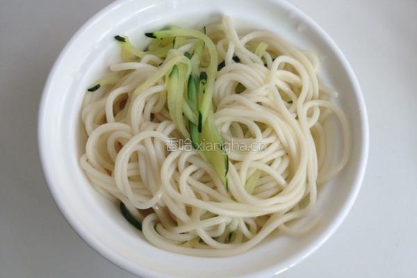 西柿鸡蛋南瓜丝捞面的做法图解15