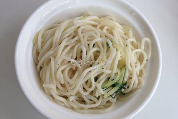 西柿鸡蛋南瓜丝捞面的做法图解17
