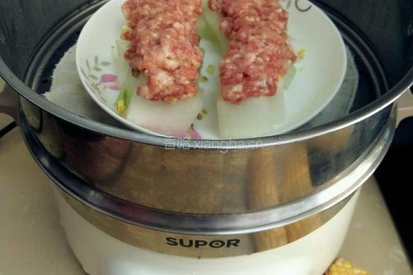 冬瓜蒸肉沫的做法图解5