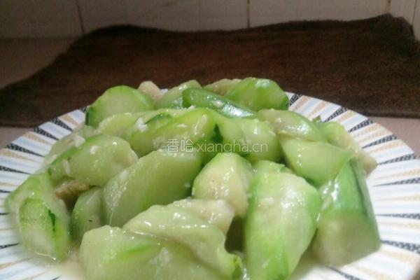 蒜蓉丝瓜的做法图解7