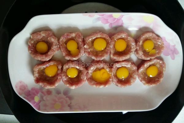 肉泥蒸鹌鹑蛋（适合老人小孩的营养餐）的做法图解6