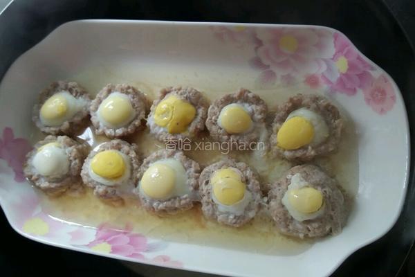 肉泥蒸鹌鹑蛋（适合老人小孩的营养餐）的做法图解8
