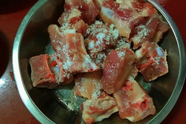 菠萝排骨的做法图解2