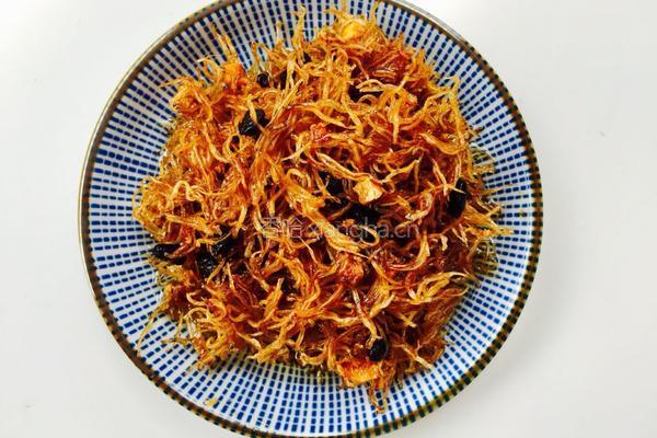 豆豉银鱼干的做法图解7