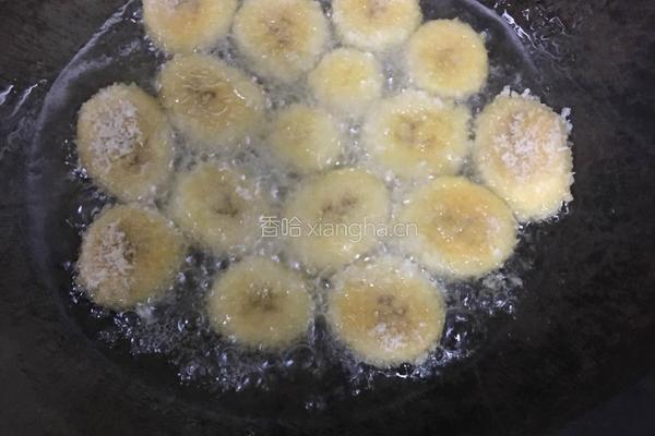 炸香蕉片的做法图解4