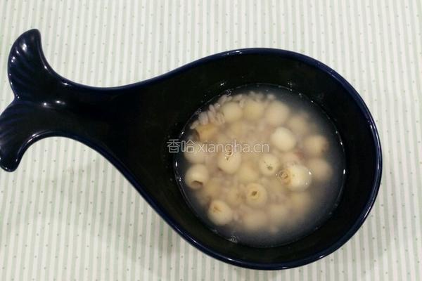 燕麦莲子羹的做法图解5