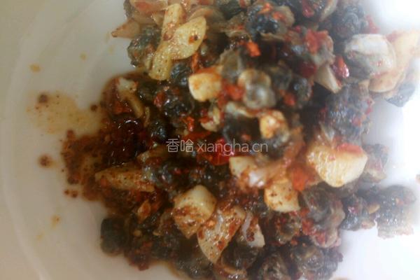 蒜炒田螺肉的做法图解6