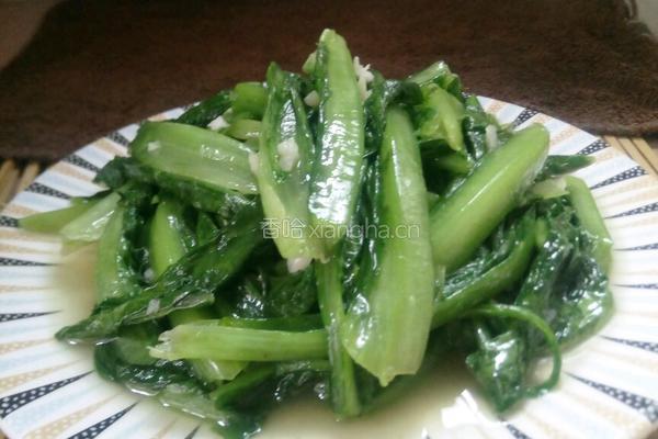 蒜蓉油麦菜的做法图解7