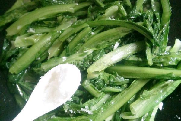 蒜蓉油麦菜的做法图解6