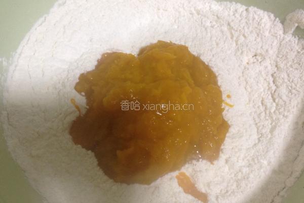 南瓜玫瑰花馒头的做法图解4