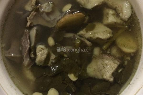 西洋菜杏仁鸭肾汤的做法图解8
