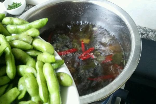 茶香毛豆的做法图解8