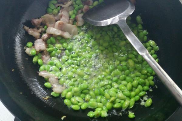 嫩黄豆炒肉的做法图解6