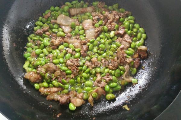 嫩黄豆炒肉的做法图解9