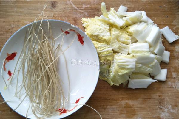 白菜豆腐汤的做法图解3