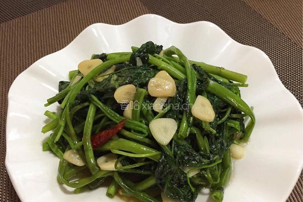 蒜香空心菜的做法图解7