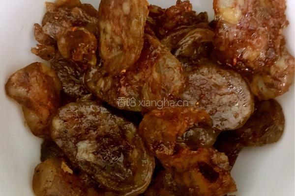 蒜苔炒腊肠的做法图解3