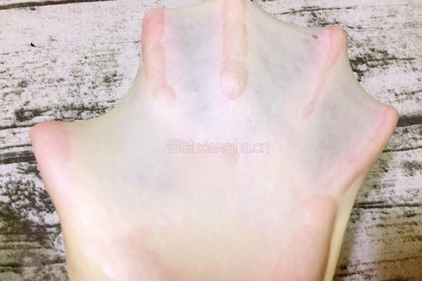香葱肉松面包卷的做法图解4