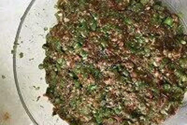 豆角肉包(豇豆肉包)的做法图解4