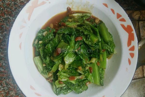 清炒生菜的做法图解5