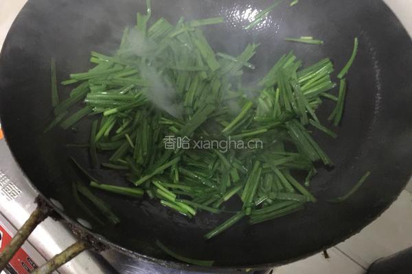韭菜炒豆芽的做法图解4