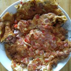 辣椒火腿鸡蛋饼的做法[图]