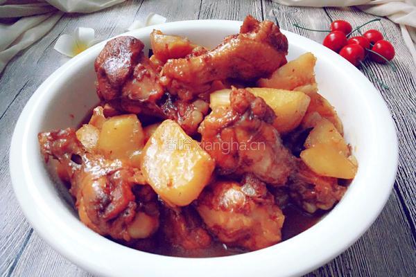土豆鲍菇烧鸡翅根的做法图解15