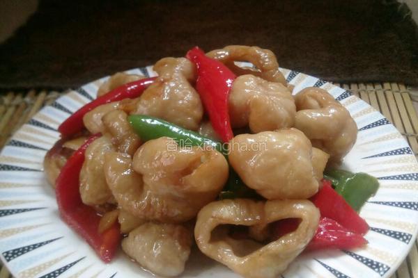 双椒炒肥肠的做法图解13