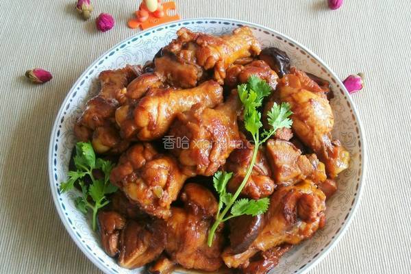鸡肘炖香菇的做法图解11
