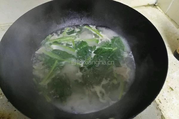 菠菜猪肝汤的做法图解6