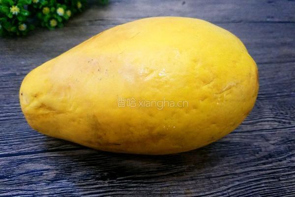 木瓜牛奶冻的做法图解1